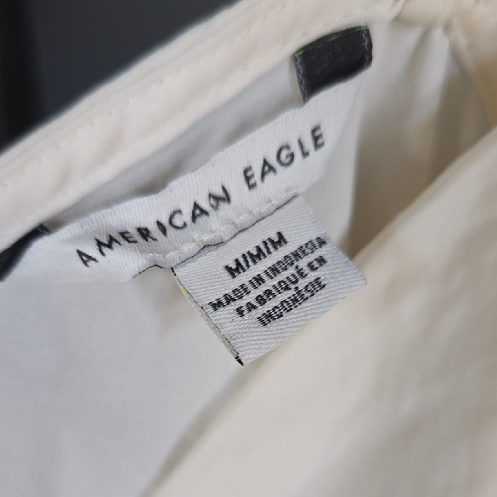 American Eagle Elegant Cream Spaghetti Strap Top Sz. M - Picture 3 of 7